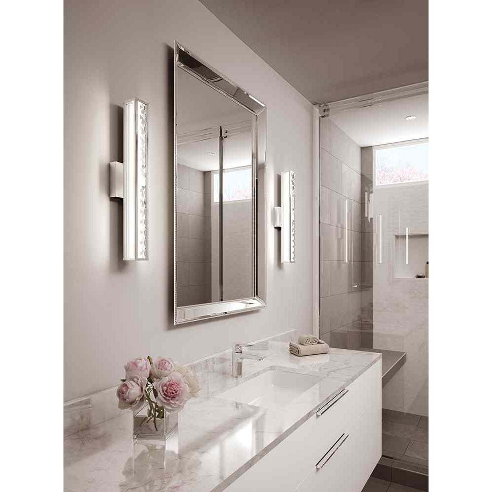 Feiss Jessie LED Wall Light in Polished Chrome