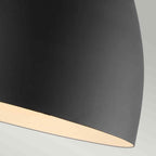 Feiss Joan 1 Light Wall Light in Midnight Black and Burnished Brass