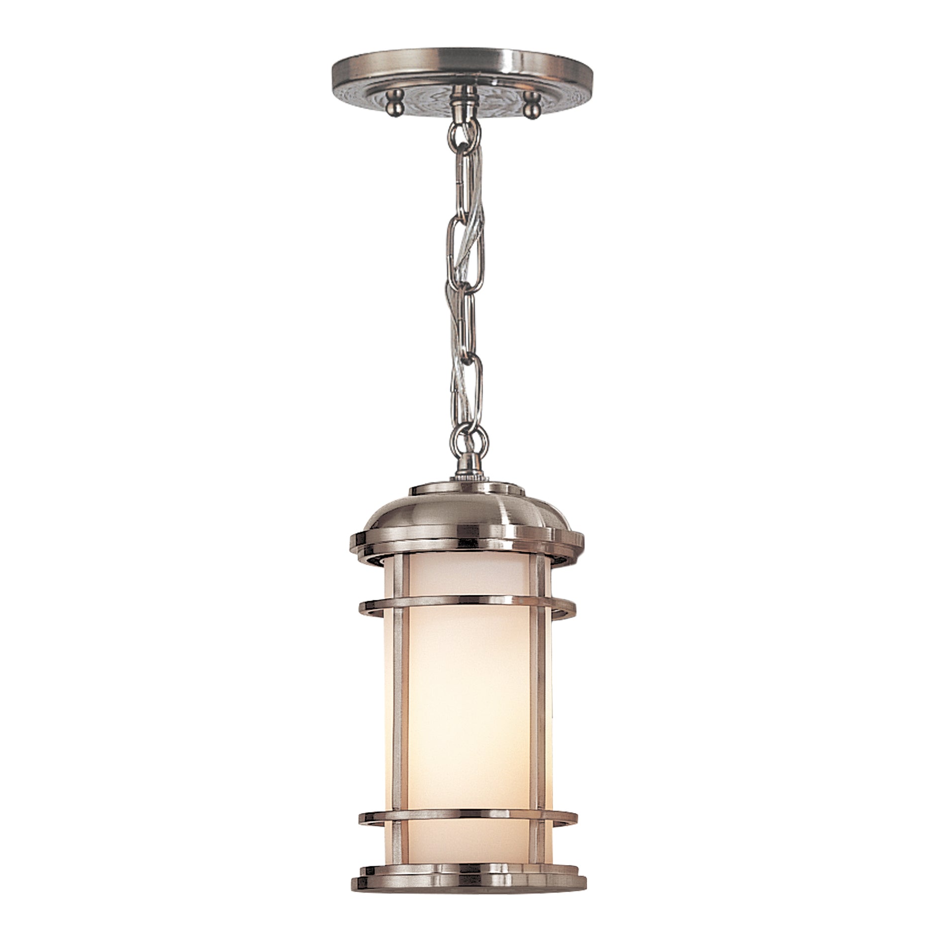 Feiss Lighthouse 1 Light Outdoor Lantern in Brushed Steel