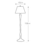 Feiss Lincolndale Floor Lamp in Astral Bronze Finish