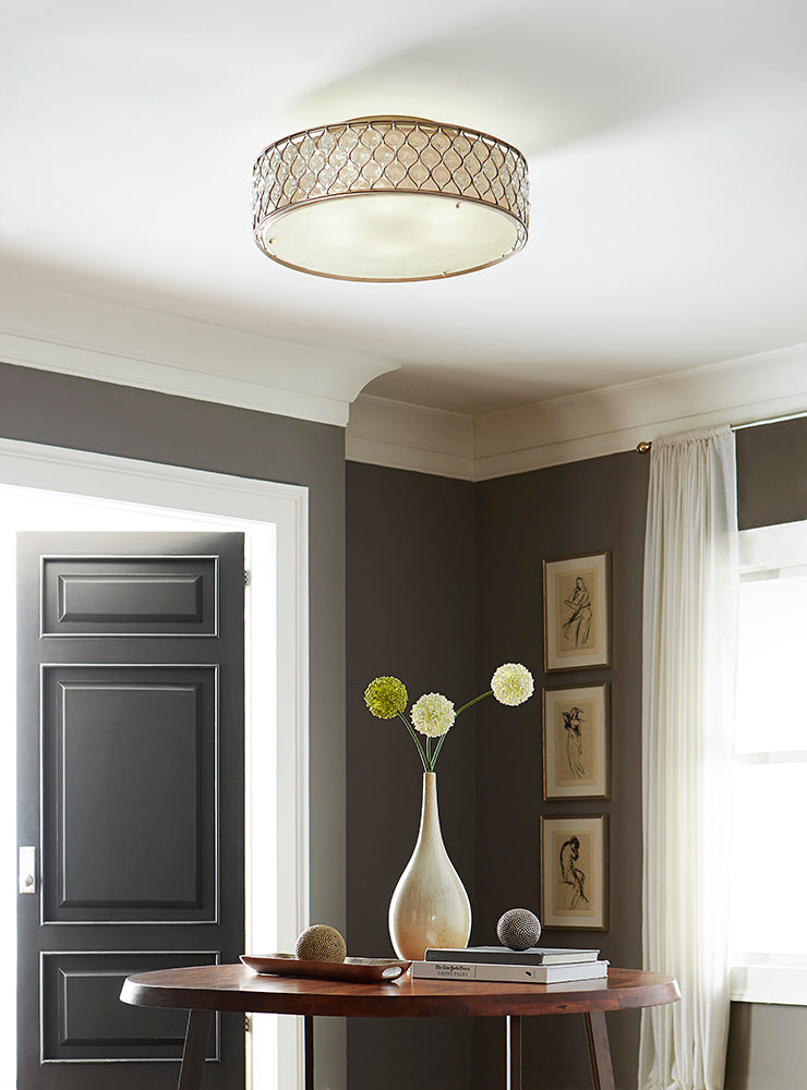 Feiss Lucia 6 Light Flush Ceiling Light
