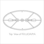 Feiss Lucia Pendant Light with Sunflower Crystals and Silver 