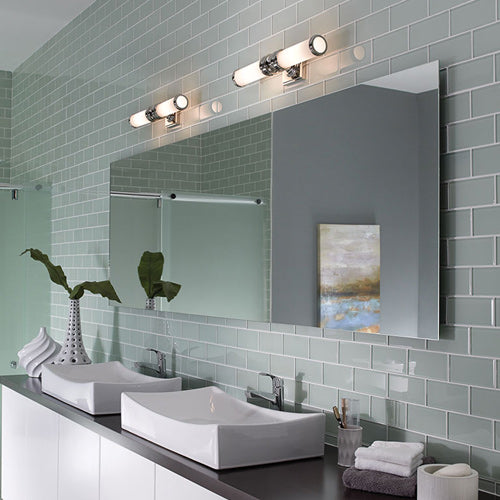 Feiss Payne 2 Light Bathroom Wall Light in Polished Chrome