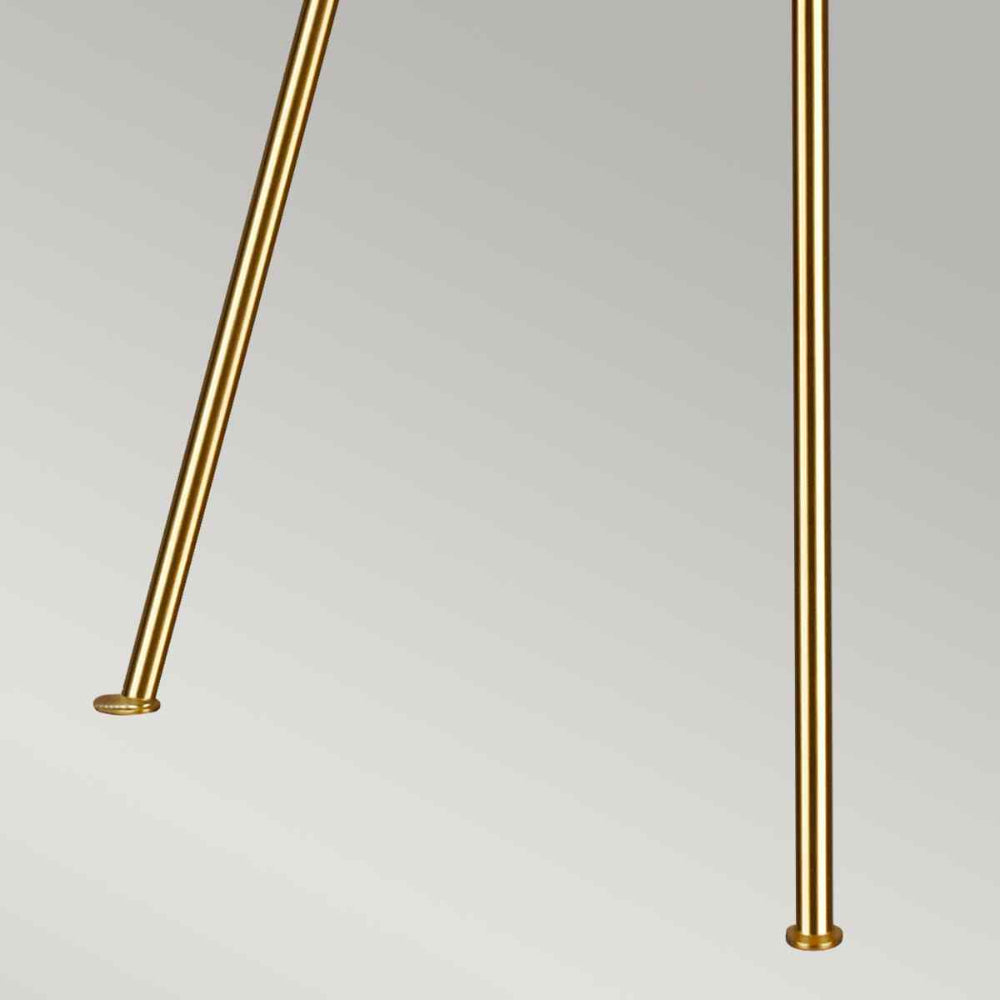 Feiss Penny 1 Light Floor Lamp in Burnished Brass