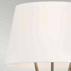Feiss Penny 1 Light Floor Lamp in Polished Nickel