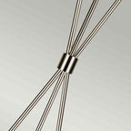 Feiss Penny 1 Light Floor Lamp in Polished Nickel