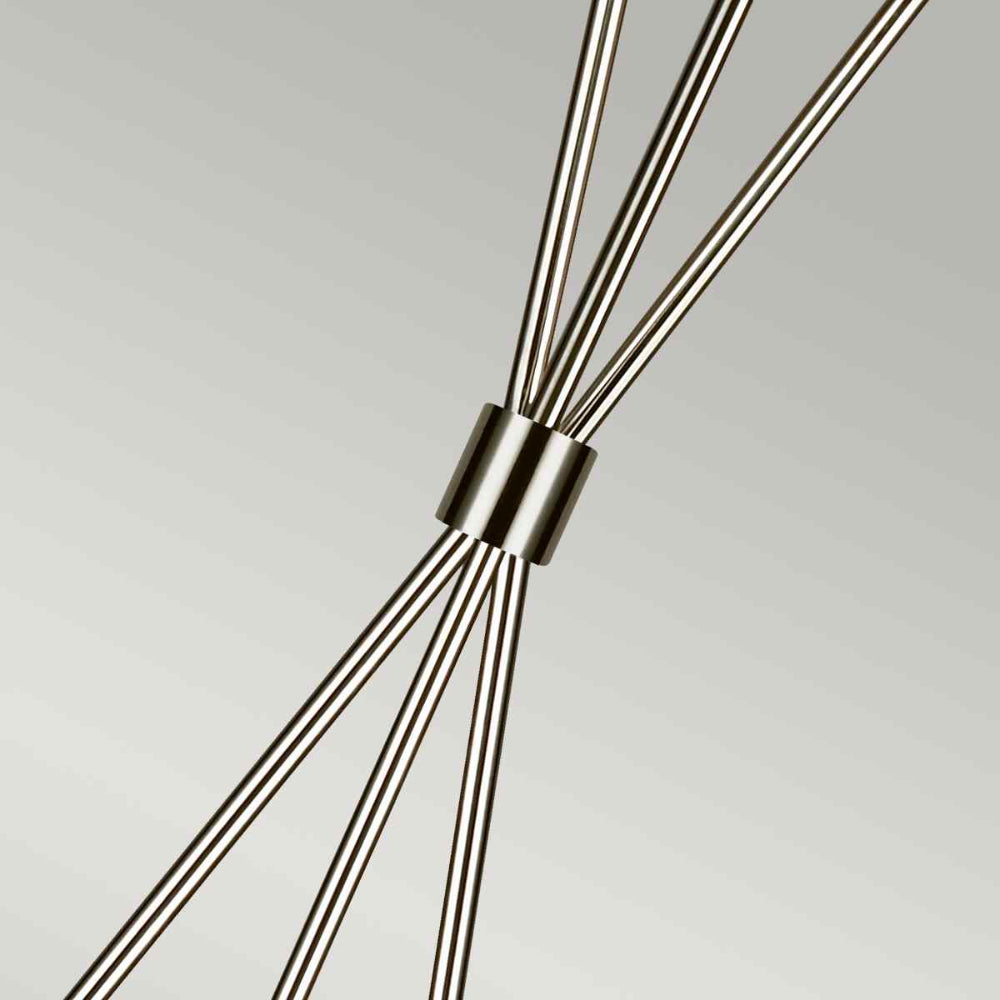 Feiss Penny 1 Light Floor Lamp in Polished Nickel