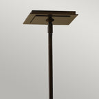 Feiss Remy Single Pendant Light in Heritage Bronze and Gold