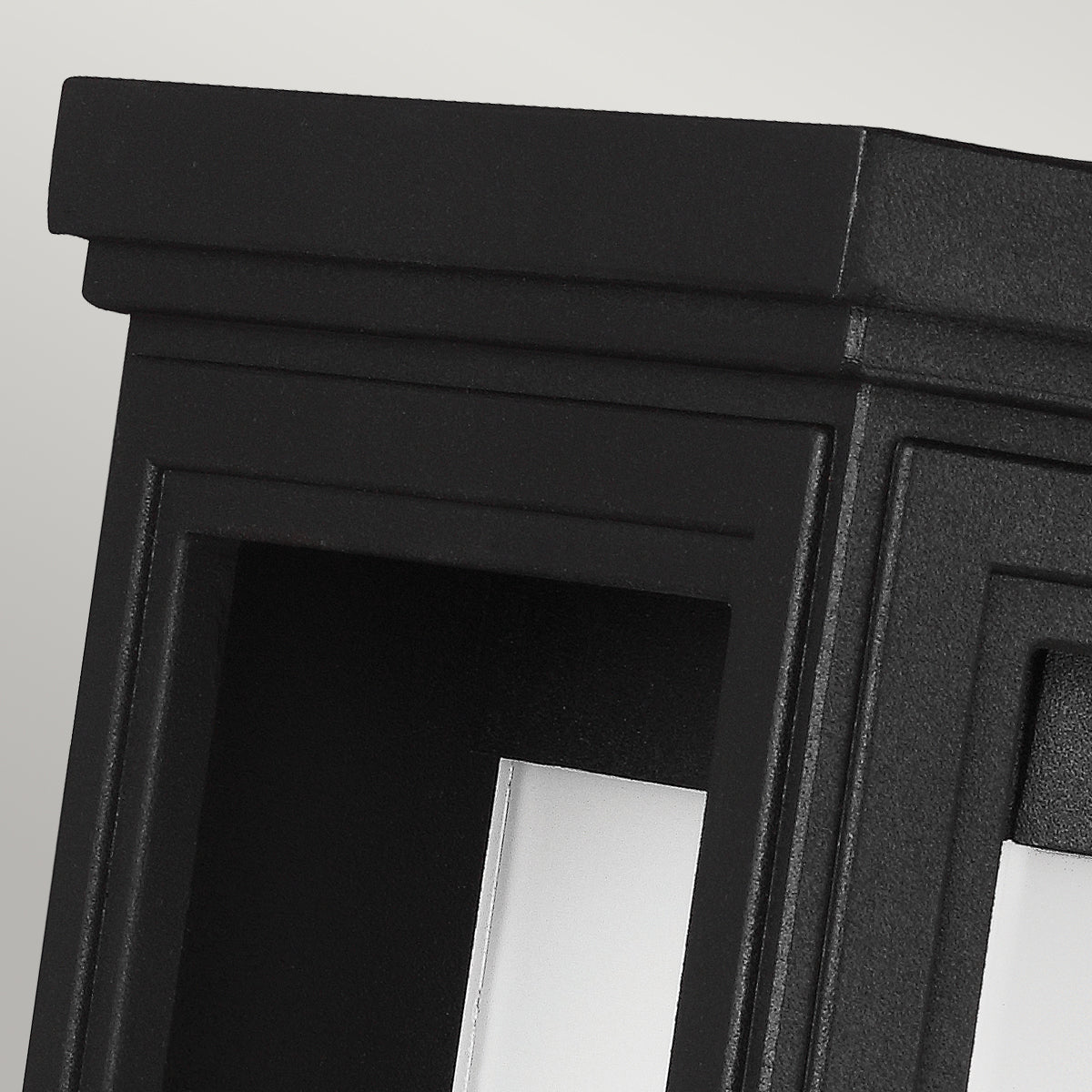 Feiss Roscoe 1 Light Coastal Outdoor Wall Lantern in Textured Black