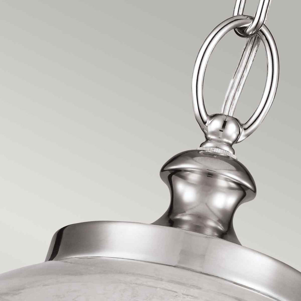 Feiss Tabby Medium Pendant Light in Brushed Steel