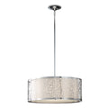 Feiss Joplin 3 Light Pendant Light in Chrome