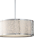 Feiss Joplin 3 Light Pendant Light in Chrome