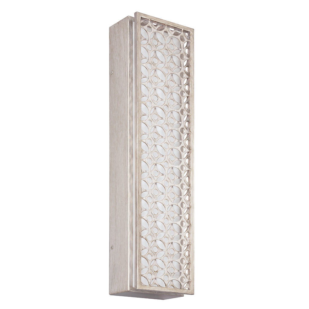 Feiss Kenney 4 Light LED Wall Light in Sunrise Silver