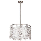 Feiss Lexi 3 Light Pendant Light in Polished Nickel