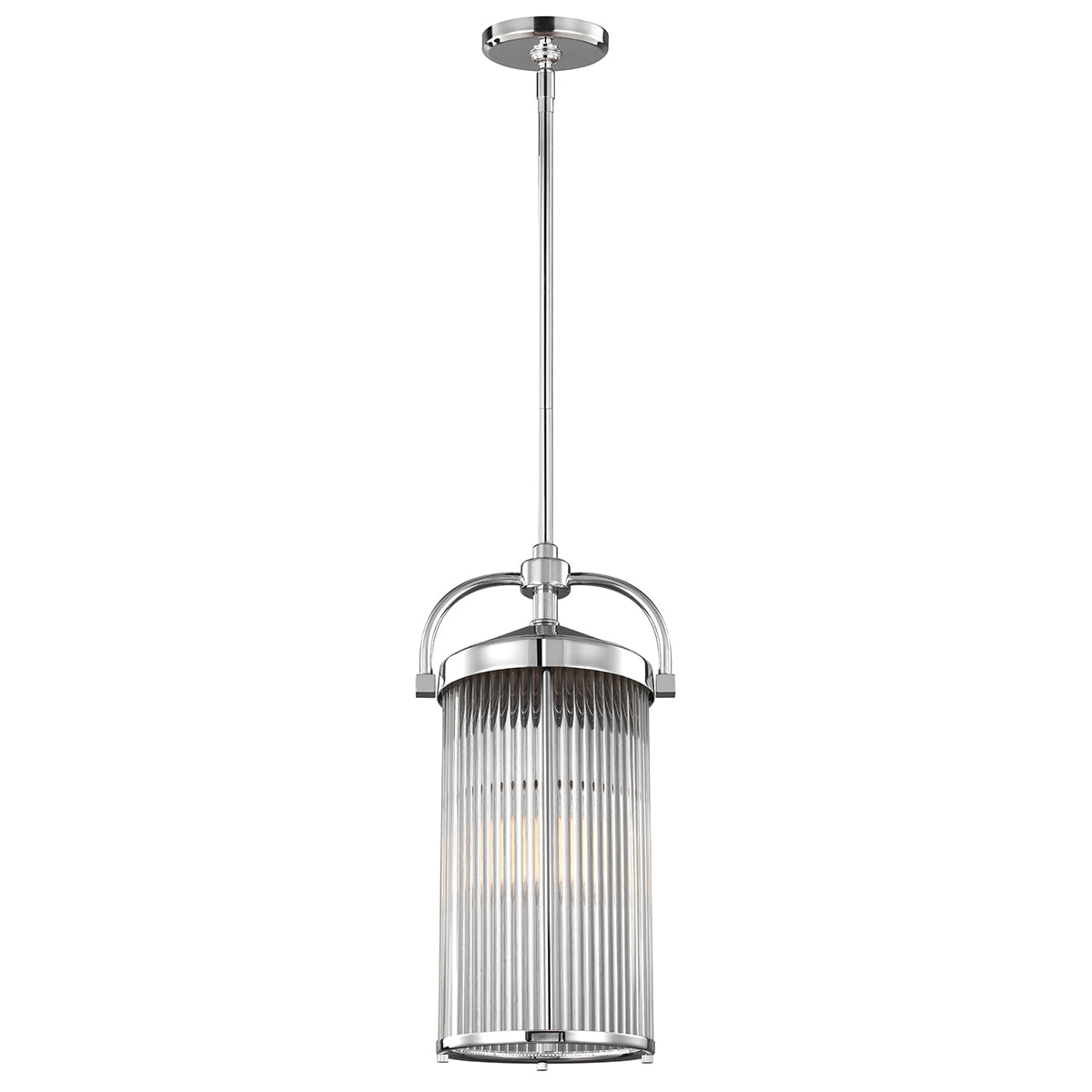 Feiss Paulson 3 Light Pendant Light in Chrome