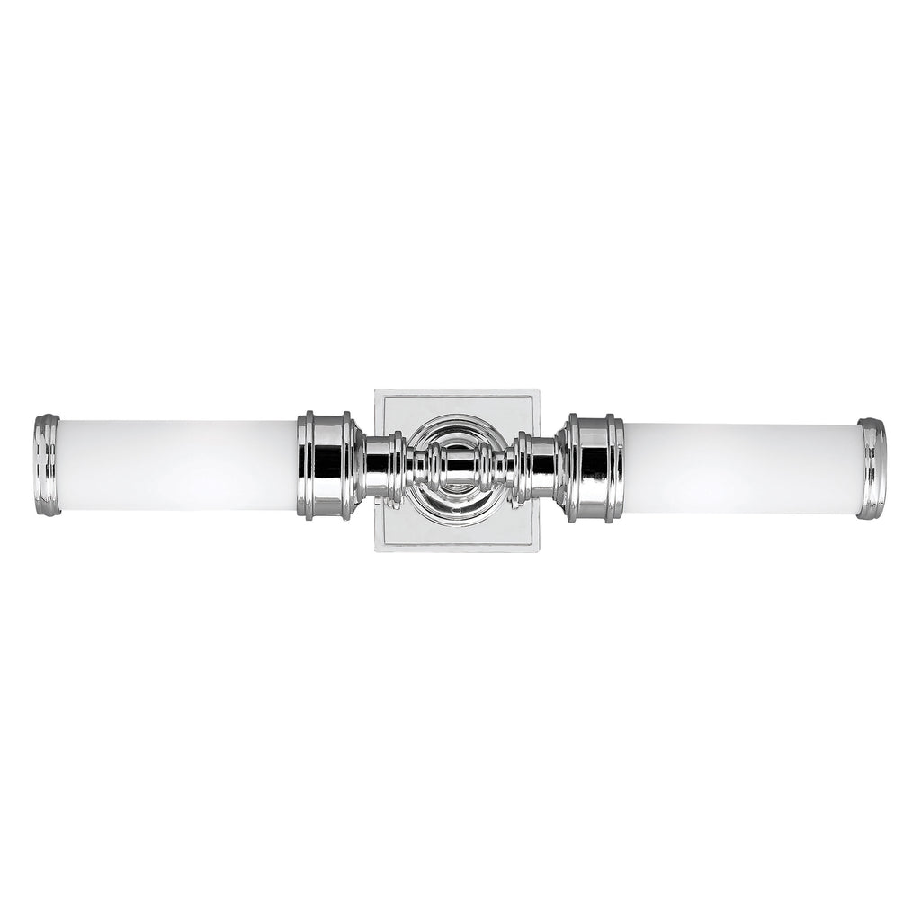 Feiss Payne 2 Light Bathroom Wall Light in Polished Chrome