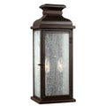 Feiss Pediment 2 Light Outdoor Wall Lantern in Dark Aged Copper