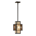 Feiss Remy Mini Pendant Light in Heritage Bronze and Gold