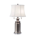 Feiss State Room Switched Table Lamp in Antique Nickel