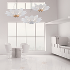 Kolarz Fiore 7 Light Ceiling Pendant Leaf Silver 5231.80650