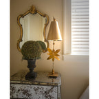 Flambeau Azalea Table Lamp in Gold Leaf