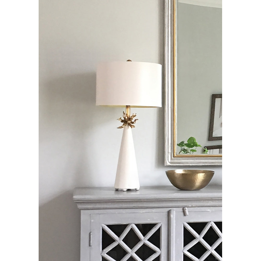 Flambeau Neo Table Lamp in White