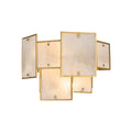 Regent Fleurus 2 Light Switched Wall Light (White Alabaster Glass) - White Frosted