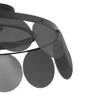 Forlight Cil Ceiling Fan with LED Light in Steel Black 5yr Guarantee
