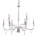 Elstead Finsbury Park 9 Light Chandelier in Polished Nickel