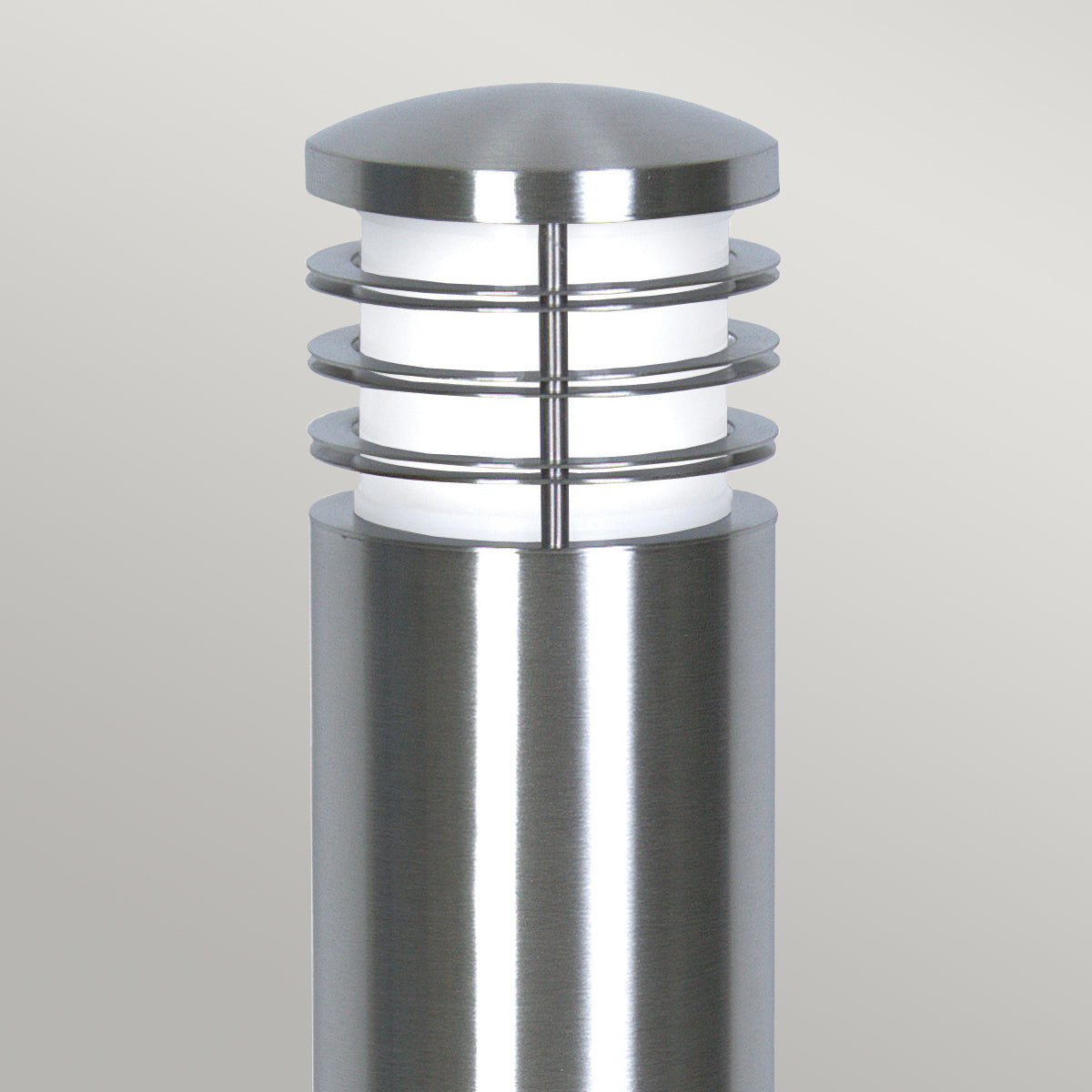Garden Zone Sandbanks 1 Light Coastal Bollard in Stainless Steel