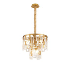 Regent Gaume 41cm 2 Tier 7 Light Round Pendant Light - Matt Gold