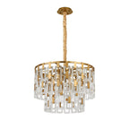 Regent Gaume 63cm 2 Tier 12 Light Round Pendant Light - Matt Gold