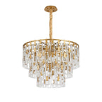 Regent Gaume 83cm 3 Tier 20 Light Round Pendant Light - Matt Gold
