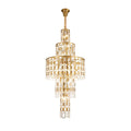 Regent Gaume 850mm Round Tall 33 Light Pendant Light - Matt Gold