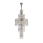 Regent Gaume 850mm Round Tall 33 Light Pendant Light - Satin Nickel