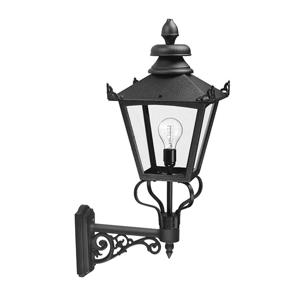 Elstead Grampian Wall Lantern in Black