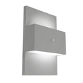 Norlys Geneve 1 Light Wall Light with PIR Aluminium GENEVE-PIR-ALU