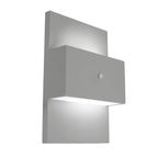 Norlys Geneve 1 Light Wall Light with PIR Aluminium GENEVE-PIR-ALU