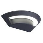 ELS/ Kasper 1 Light Outdoor Wall Spotlight in Graphite Grey LED