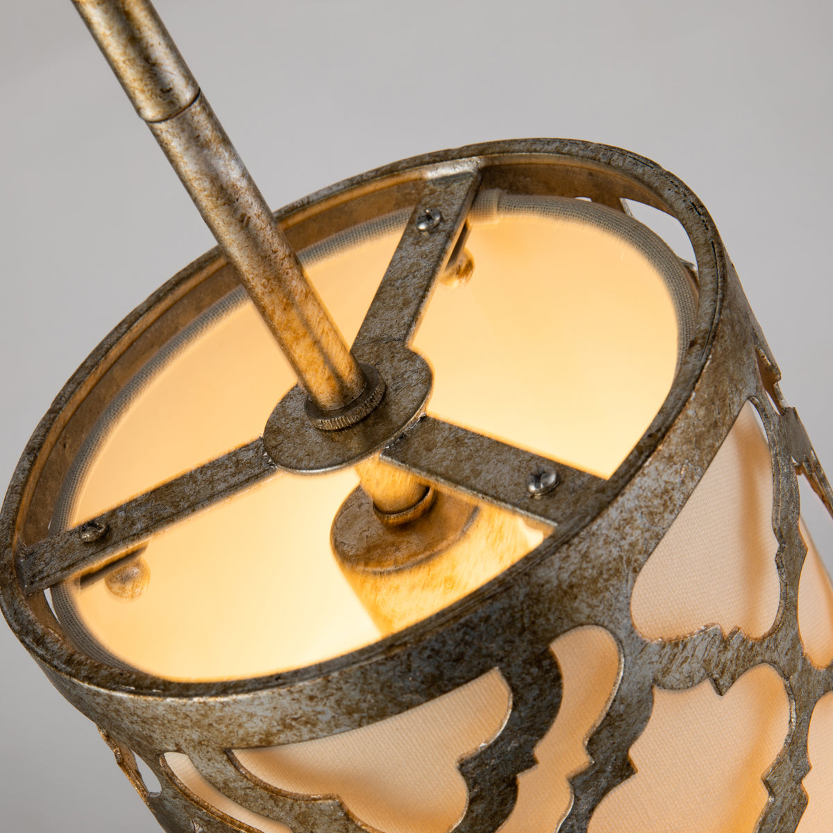 Gilded Nola Arabella Mini Pendant Light in Distressed Gold