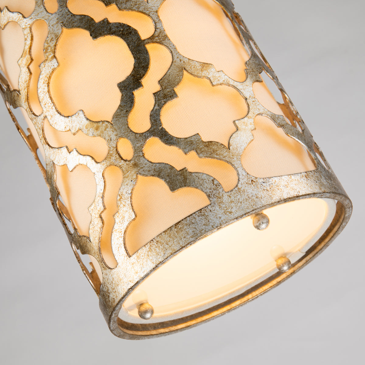 Gilded Nola Arabella Mini Pendant Light in Distressed Gold