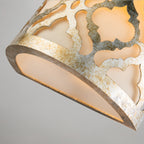 Gilded Nola Arabella Wall Light in Distressed Gold
