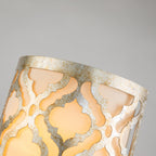 Gilded Nola Arabella Wall Light in Distressed Gold