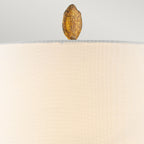Gilded Nola Audubon Park Table Lamp in Distressed Gold