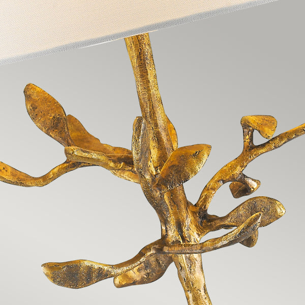 Gilded Nola Audubon Park Table Lamp in Distressed Gold