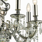 Ideal Lux 044934 Gioconda Traditional 8 Arm Chandelier Silver Frame Pendant