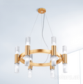 Kolarz Giro 12 Light Ceiling Chandelier Gold Leaf 6010.81230