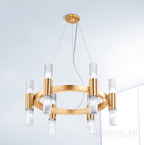 Kolarz Giro 12 Light Ceiling Chandelier Gold Leaf 6010.81230