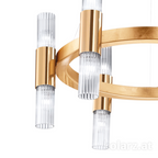 Kolarz Giro 12 Light Ceiling Chandelier Gold Leaf 6010.81230