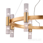 Kolarz Giro 16 Light Ceiling Chandelier Gold Leaf 6010.81630